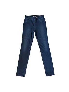 Biancalancia women's dark wash blue stretchy pull on denim jeans 42/4
